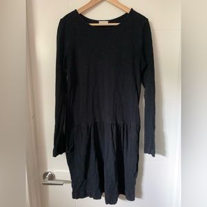 T.LA Anthropologie Melissa black drop waist cotton dress - medium